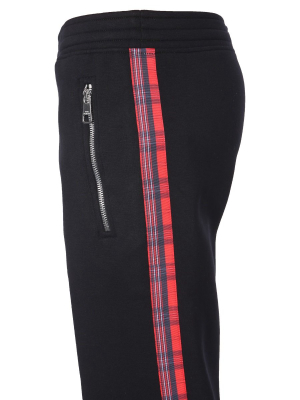 Neil Barrett Plaid Striped Skinny-fit Jogger Pants