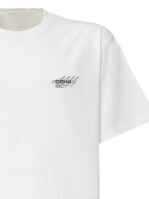 C2h4 Rear Graphic Print T-shirt