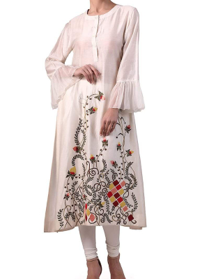 Ruffle Detailed Kurta