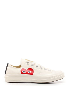 Comme Des Garçons Play X Converse Chuck Taylor Heart 1970s Sneakers