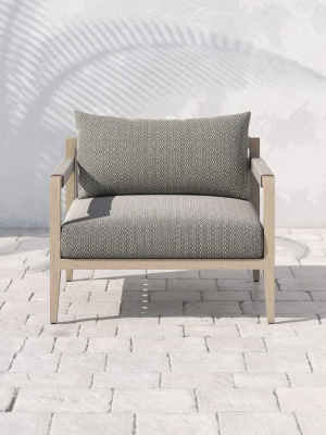 Sherwood Outdoor Chair, Faye Ash/washed Brown