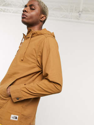 The North Face Battlement Anorak In Brown