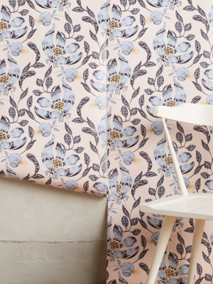 Anthropologie Magnolia Blossoms Wallpaper