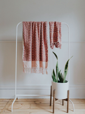 Hot Pink + Red Bath Towel