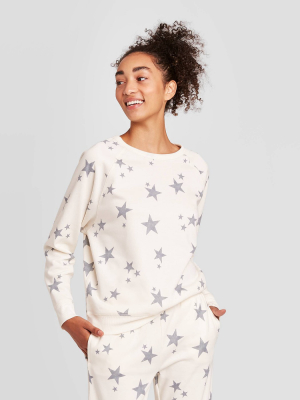 Women's Star Graphic Sweatshirt - Cream