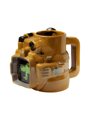 Just Funky Fallout Pip Boy Ceramic Mug|45 Oz| Fallout Collector’s Edition