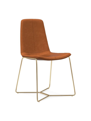 Slope Vegan Leather Dining Chair