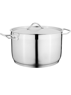 Berghoff Hotel 9.5" 18/10 Stainless Steel Covered Casserole 6.4 Qt