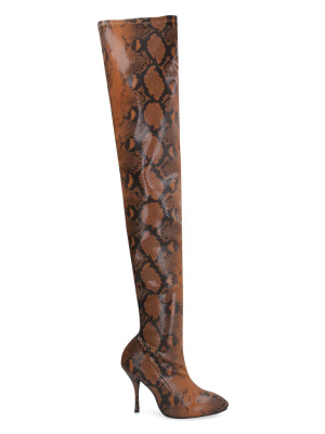 Stuart Weitzman Printed Over-the-knee Boots