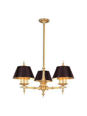 Cheshire 9 Light Chandelier Aged Brass