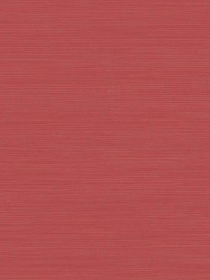 Shining Sisal Faux Grasscloth Wallpaper In Metallic Red By York Wallcoverings