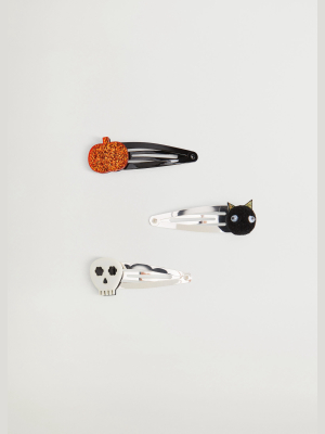 Halloween Hair Clip Set