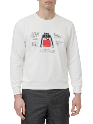 Fila Graphic Print Crewneck Sweatshirt