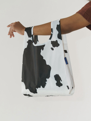 Baby Baggu: Black & White Cow