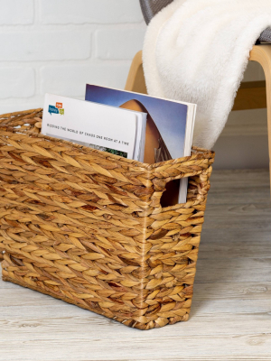 Honey-can-do Magazine Basket Natural