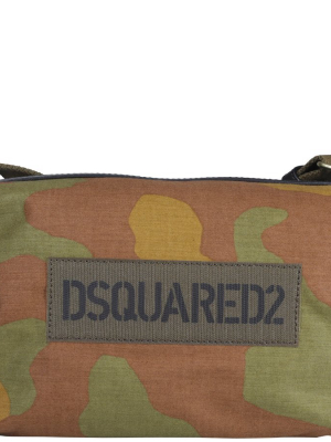 Dsquared2 Camouflage Printed Crossbody Bag