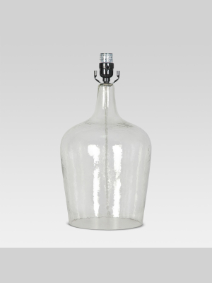 Artisan Glass Jug Large Lamp Base Clear - Threshold™