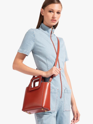 Mini Shirley Leather Bag | Cognac
