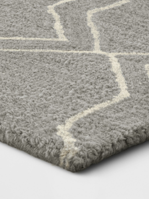 Trellis Tufted Area Rugs Gray - Threshold™