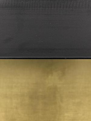 Noir Huxley Dining Table - Black & Gold