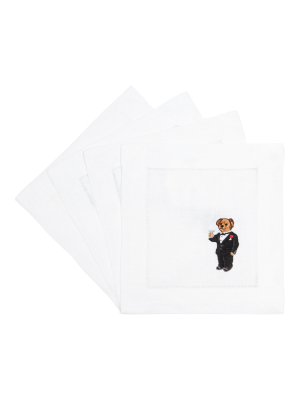 Polo Bear Cocktail Napkin Set