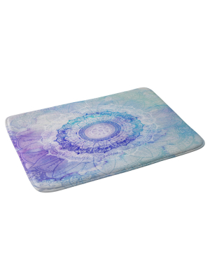 Geometric Bath Mat Blue - Deny Designs