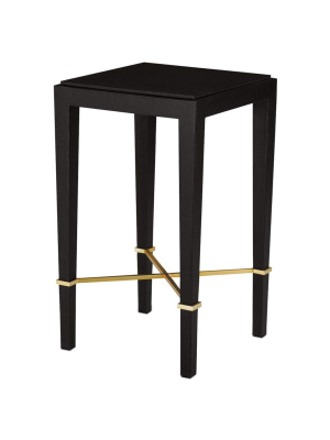 Verona Black Drinks Table