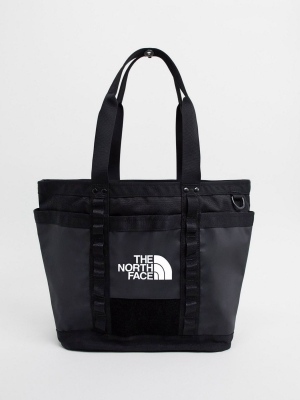 The North Face Explore Utility Tote Bag In Black