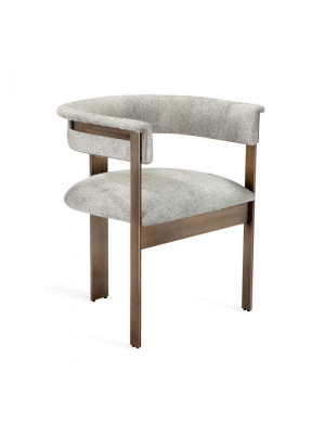 Darcy Hide Chair - Bronze