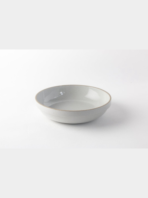 Gloss Grey Large Rounded Bowl
