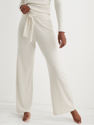 Aerie Ribbed Wide Leg Pant