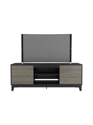 72" Rhapsody Tv Stand Black - Nexera