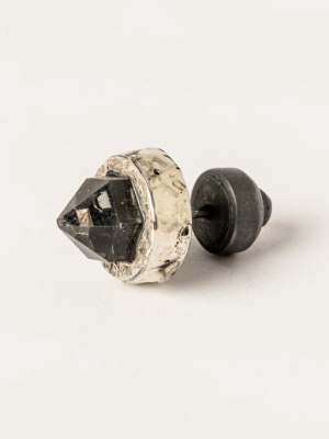 Stud Earring (fuse, 11mm, Herkimer Spike, Ka10kw+her)