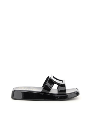 Roger Vivier Slide Buckle Mules