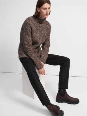 Turtleneck Sweater In Wool-cashmere