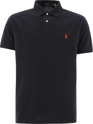 Polo Ralph Lauren Logo Embroidered Polo Shirt