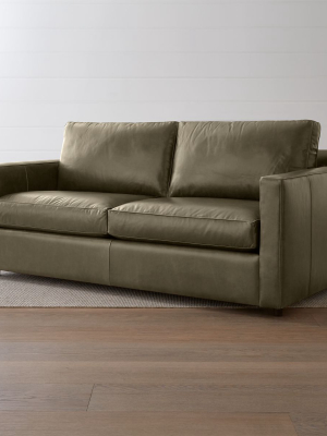 Barrett Leather Track Arm Sofa