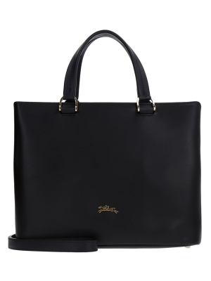 Longchamp Honore Logo Tote Bag