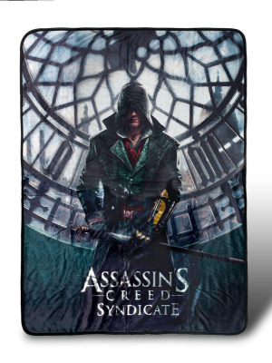 Just Funky Assassin's Creed Syndicate Lightweight Fleece Throw Blanket | 45 X 60 Inches