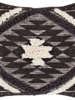 Lacey Pillow Dark Brown/black/cream