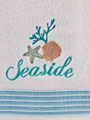 South Seas Bath Towel White - Saturday Knight Ltd.