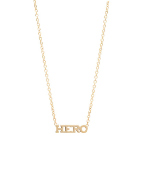 14k Itty Bitty Hero Necklace