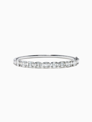 Effy Classique 14k White Gold Diamond Bangle, 3.21 Tcw