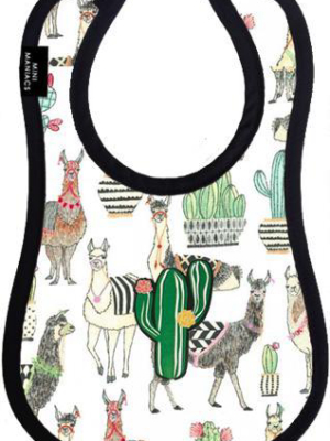 Llama Lland Baby Bib By Mini Maniacs