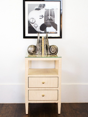 Roscoe Two Drawer Side Table