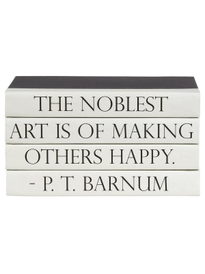 Candelabra Home Books - P.t. Barnum / "the Noblest Art..."