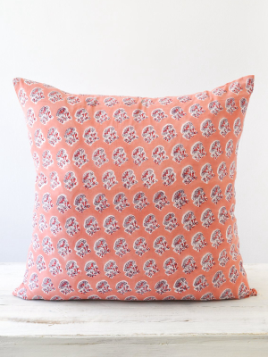 Cecily Block Print Pillow