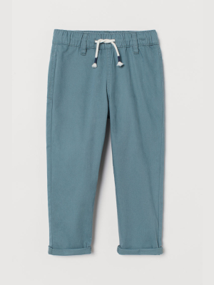 Cotton Pull-on Pants