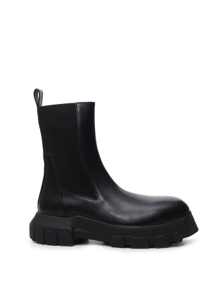 Rick Owens Ridged Sole Boots