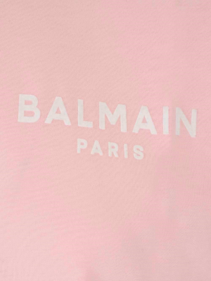 Balmain Logo Crewneck T-shirt